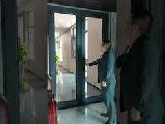 Dernière conception de portes en alliage d'aluminium avec isolation acoustique 35dB