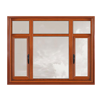 acheter Aperture horizontale en bois en aluminium en grain Casement de fenêtre Isolation acoustique 35dB online manufacture