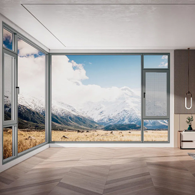 acheter fenêtre en alliage d'aluminium double vitrage insonorisé pour projet de maison de villa online manufacture