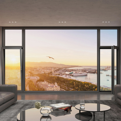 acheter Fenêtres en aluminium à triple vitrage à 14 couches pour fenêtres en verre de villa de conception personnalisée online manufacture
