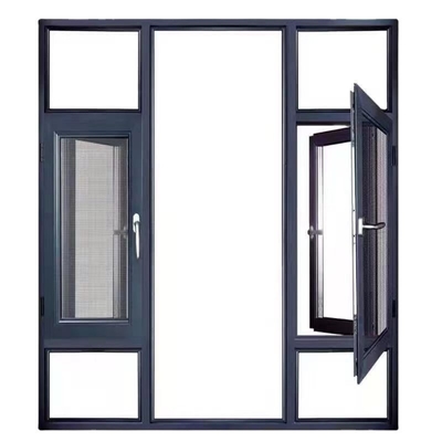 acheter Projet d'écran pliant fenêtres en aluminium avec ouverture de sécurité standard européenne online manufacture