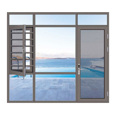 acheter Maison moderne à haute technologie abordable imperméable à l'eau vitrée à trois vitrages fenêtres online manufacture