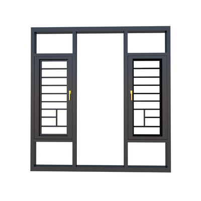 acheter Chambre de couchage Aluminium Noir Casement de pont cassé Fenêtres avec et Niveau 8 étanchéité à l'air online manufacture