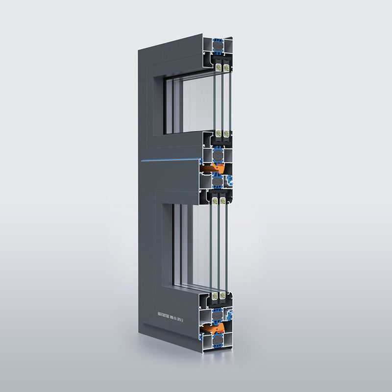 Les fenêtres et les portes en aluminium de la maison moderne Villa avec coefficient d'isolation thermique ≤2.1
