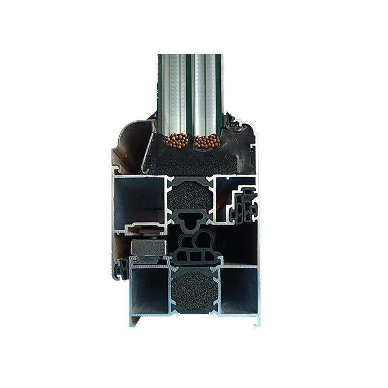 Les fenêtres et les portes en aluminium de la maison moderne Villa avec coefficient d'isolation thermique ≤2.1