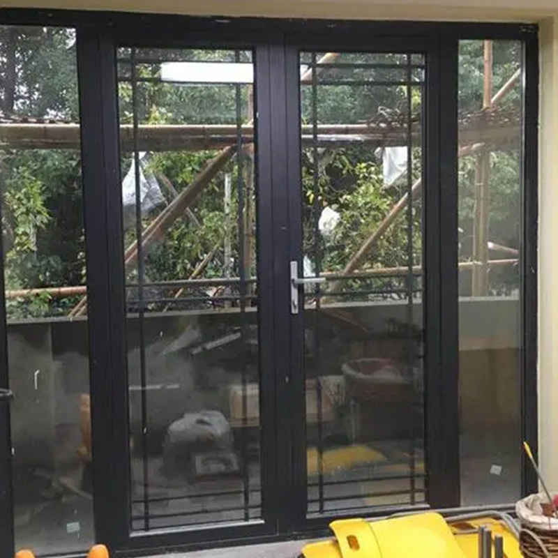 Portes en verre d'aluminium à rupture thermique