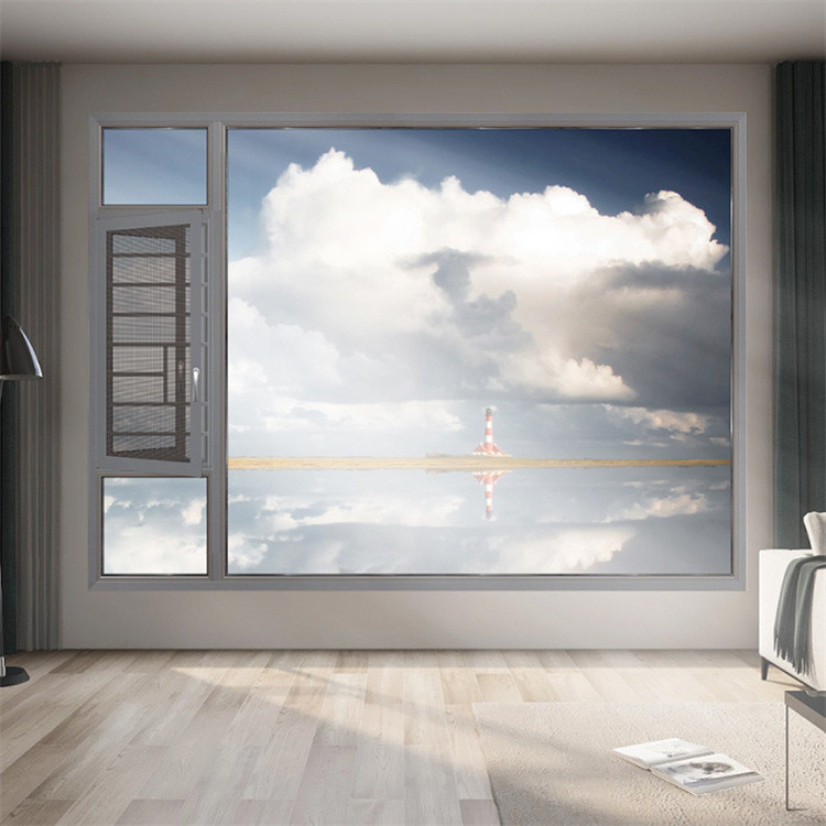 70S R D Design Villa de luxe en aluminium avec fenêtre à inclinaison et à virage avec vitrage triplex
