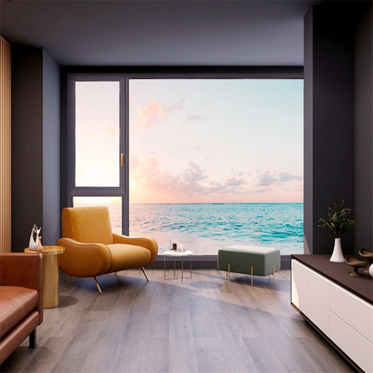 70S R D Design Villa de luxe en aluminium avec fenêtre à inclinaison et à virage avec vitrage triplex