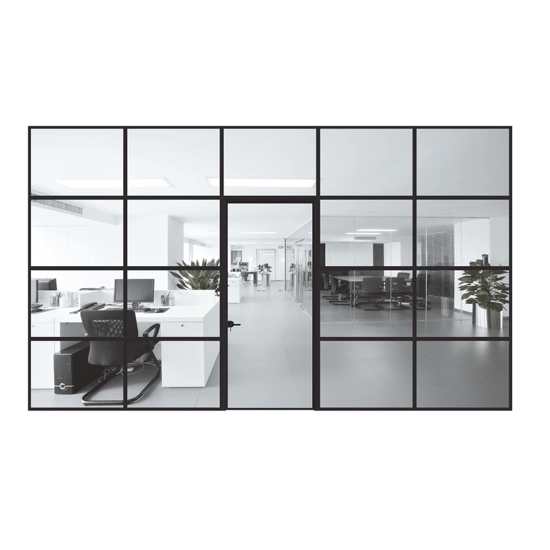 Portes coulissantes en verre à coefficient d'isolation acoustique de 35 dB pour les installations de production avancées