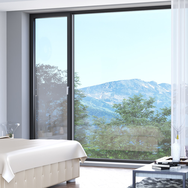 35dB isolation acoustique alliage d'aluminium fenêtre de pont cassé pour la villa fenêtre de verre français