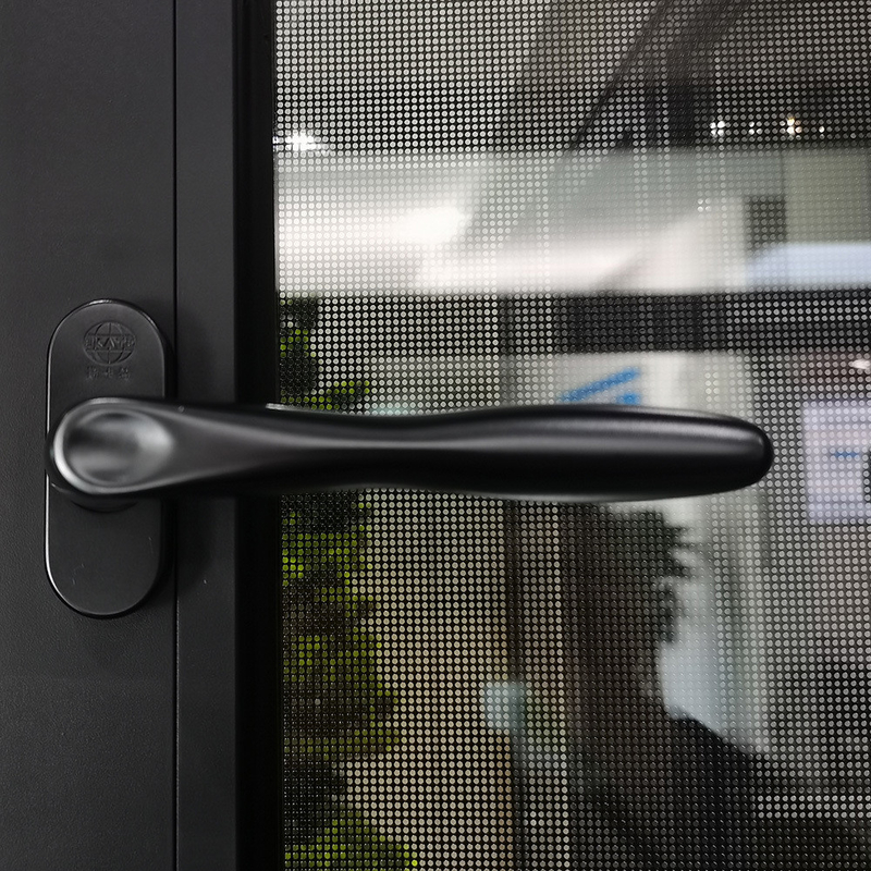 35dB isolation acoustique alliage d'aluminium fenêtre de pont cassé pour la villa fenêtre de verre français