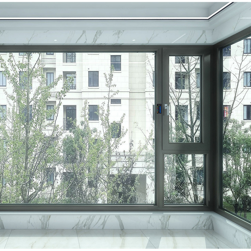 Cadre de fenêtre de 76 mm Épaisseur de paroi en aluminium 1,8 mm Voix intelligente Fenêtre de commande Windows Mobile