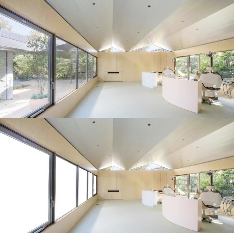 Film de verre électrique commutable à 10 couches pour fenêtres et portes coulissantes en aluminium