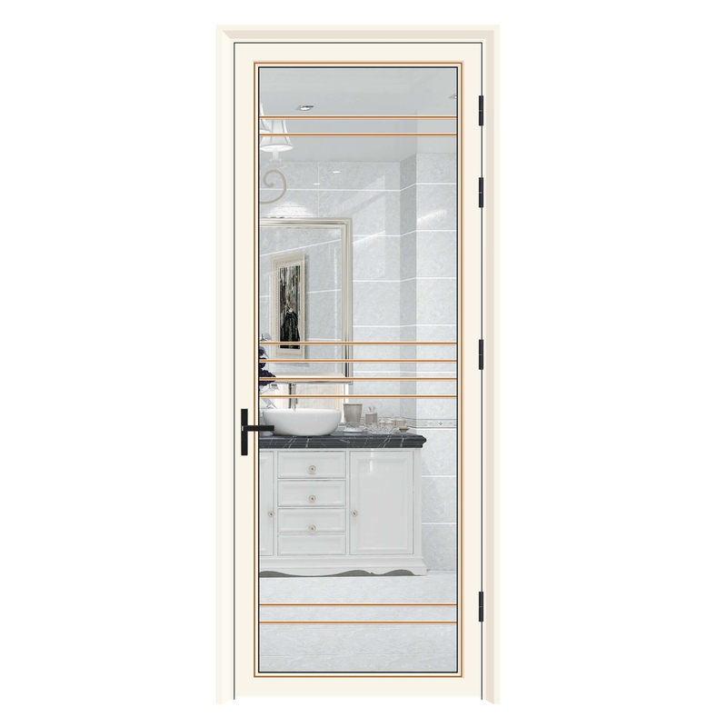 Porte en aluminium de salon avec 10 couches d'étanchéité et couleur optionnelle