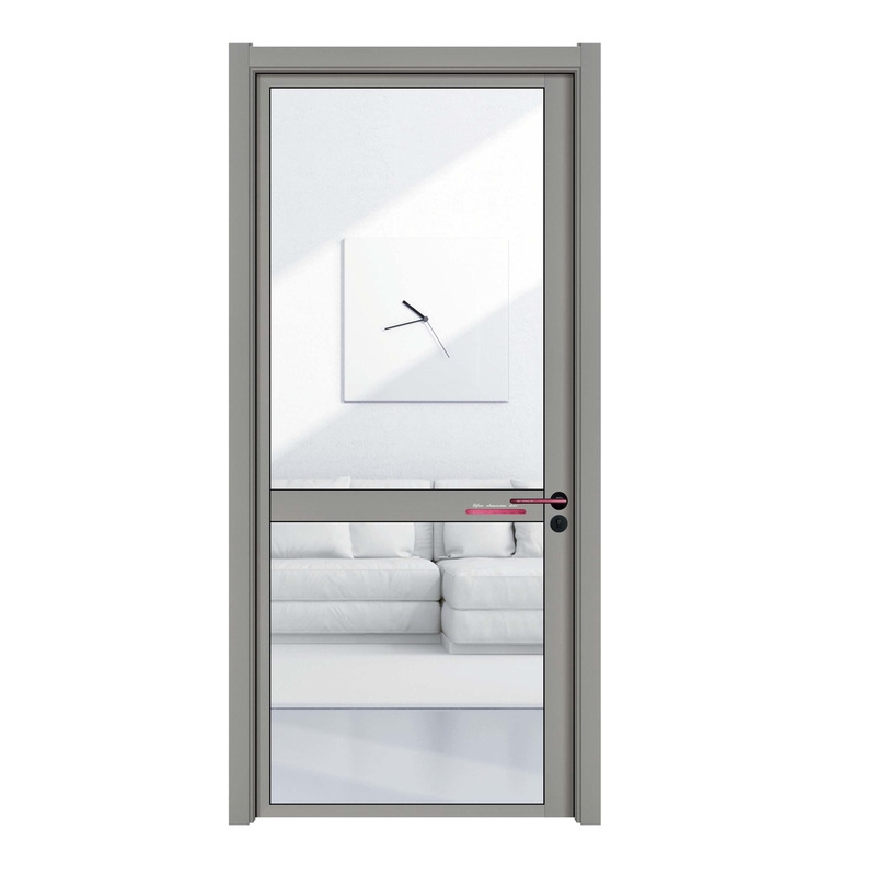 Porte en aluminium de salon avec 10 couches d'étanchéité et couleur optionnelle