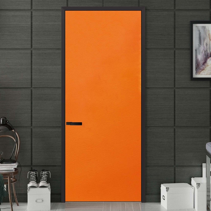 Porte en aluminium de salon avec 10 couches d'étanchéité et couleur optionnelle