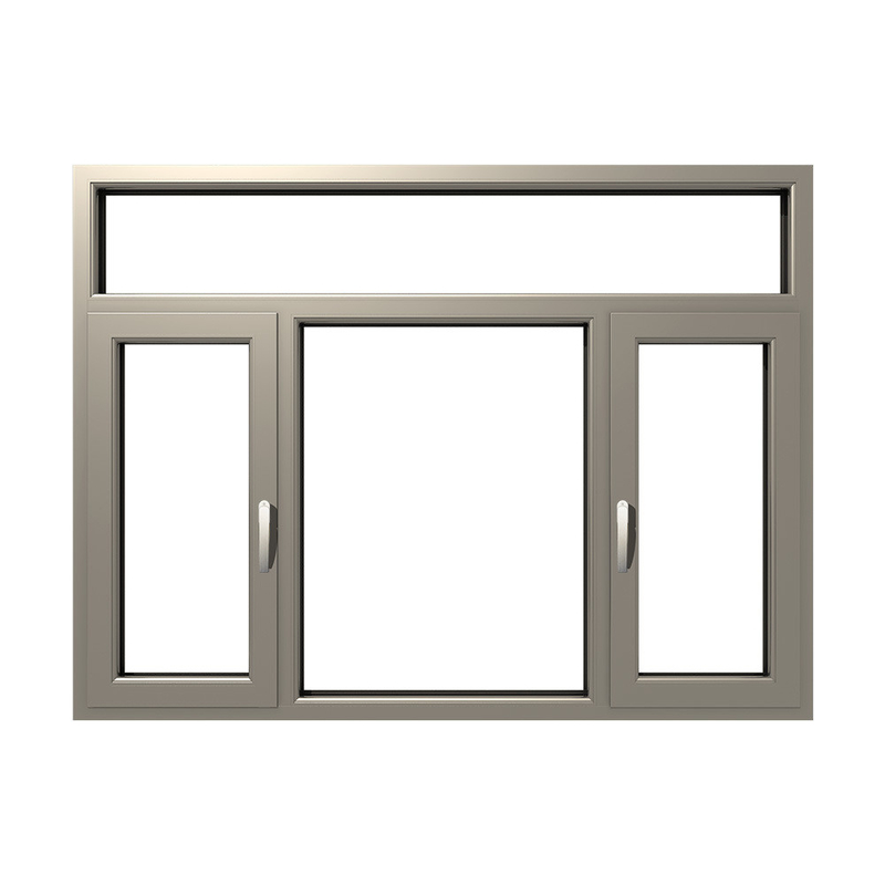 Fenêtres en aluminium à triple vitrage à 14 couches pour fenêtres en verre de villa de conception personnalisée