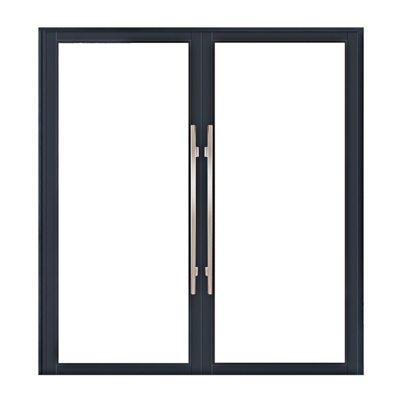 Améliorez votre espace avec une porte de ressort en aluminium double verre simple et insonorisée