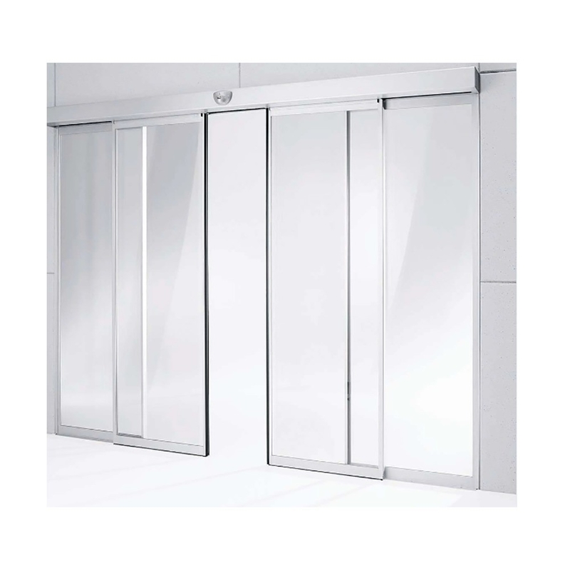 Porte en verre sans cadre en aluminium pour des performances durables