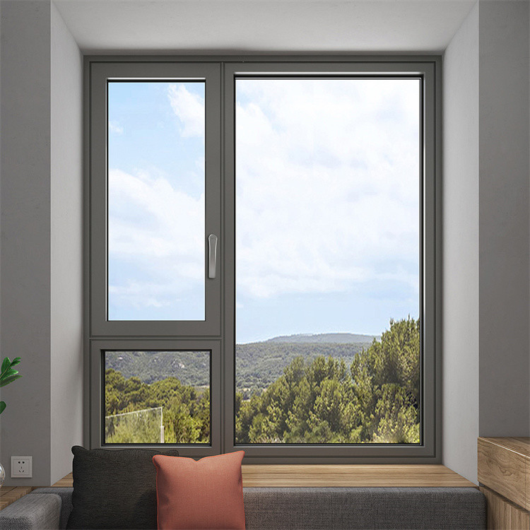 Fenêtres en verre en alliage d'aluminium supérieur avec 14 couches d'étanchéité et option de verre triplex