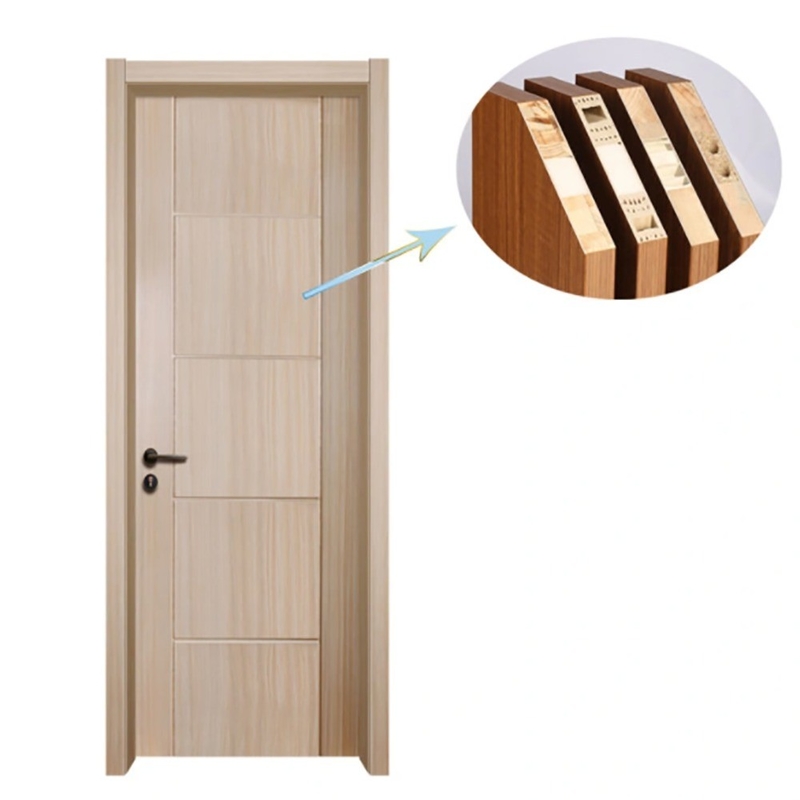 70mm Largeur Derniers modèles Images Panneau intérieur Chambre UPVC PVC portes encastrées