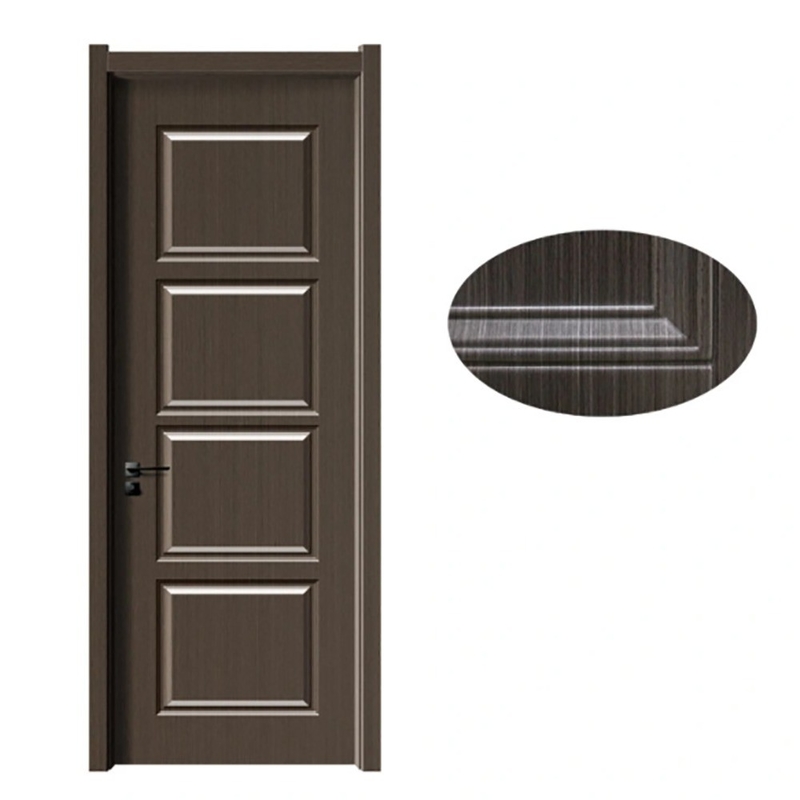 70mm Largeur Derniers modèles Images Panneau intérieur Chambre UPVC PVC portes encastrées