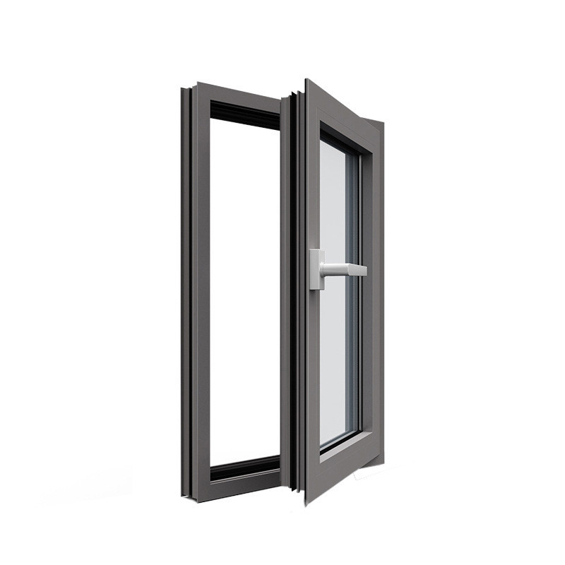 1.8mm épaisseur de paroi fenêtres en verre en aluminium pour une taille supérieure et personnalisée