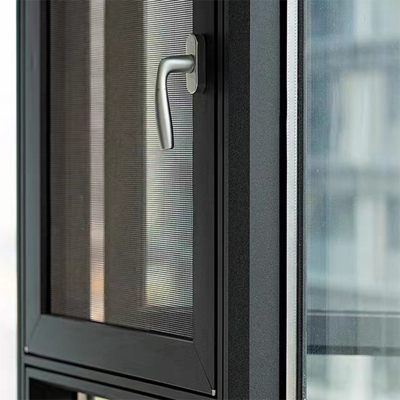 1.8mm épaisseur de paroi fenêtres en verre en aluminium pour une taille supérieure et personnalisée