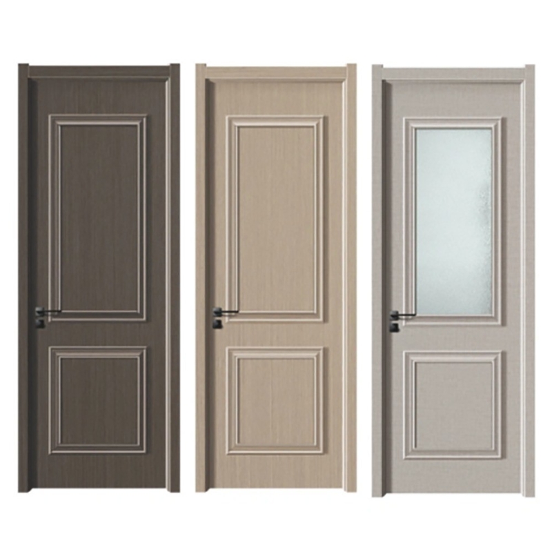 Chambre en acier inoxydable UPVC PVC Porte de coffrage pour un intérieur moderne simple
