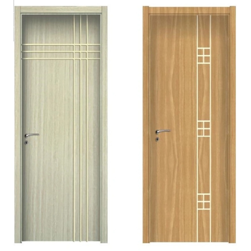 Chambre en acier inoxydable UPVC PVC Porte de coffrage pour un intérieur moderne simple