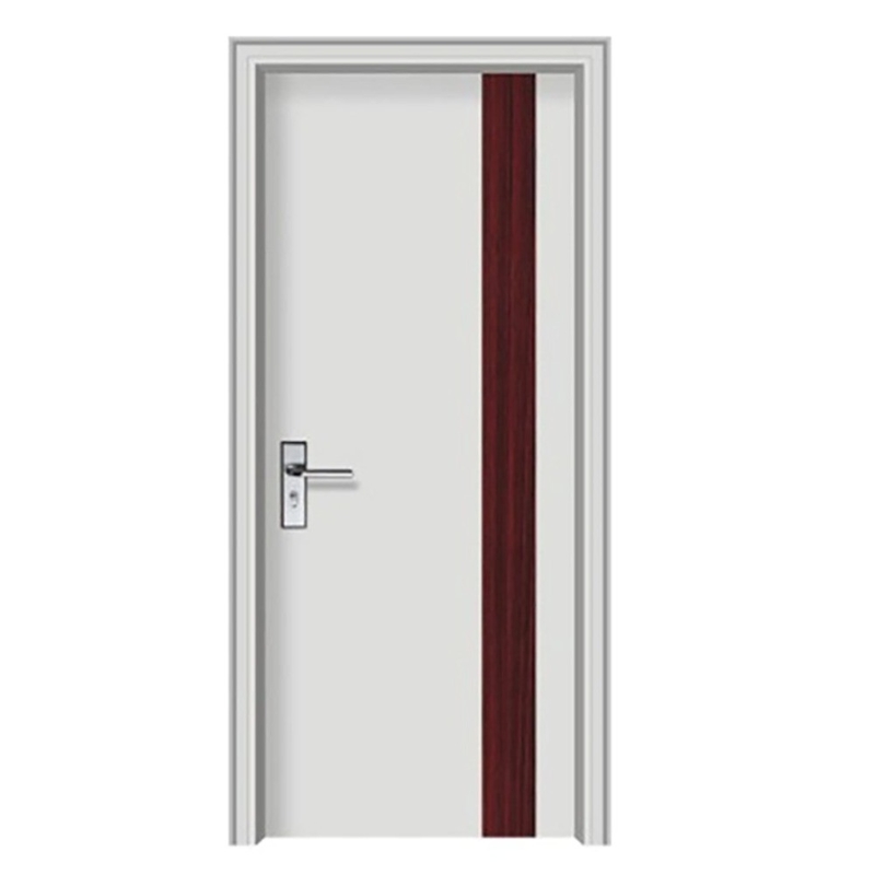 Chambre en acier inoxydable UPVC PVC Porte de coffrage pour un intérieur moderne simple