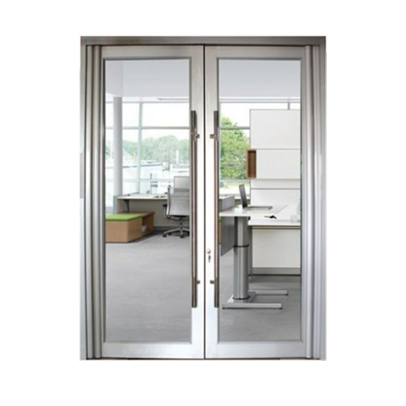Conception de porte commerciale en aluminium à ressort finie à bon pour pousser et tirer méthode d'ouverture