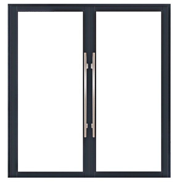 Moderne de conception en aluminium cadre insonorisé porte de ressort pour pousser et tirer méthode d'ouverture