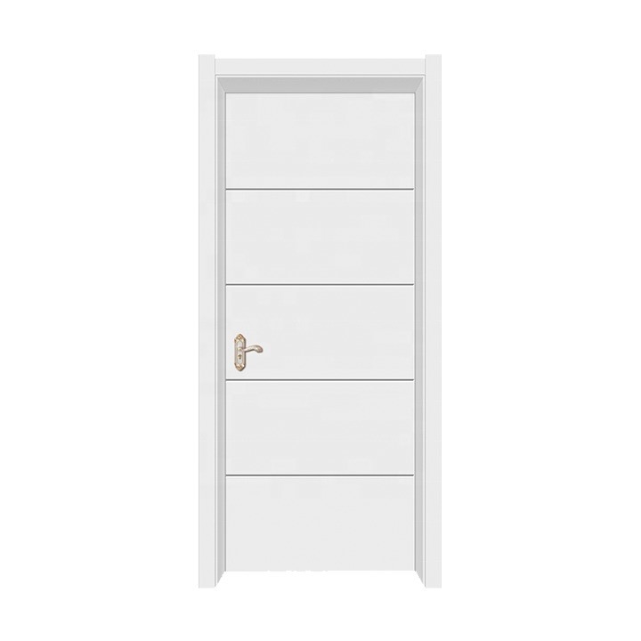 Style de design moderne 1,4 mm épaisseur de paroi en aluminium porte de maison en UPVC avec rupture thermique