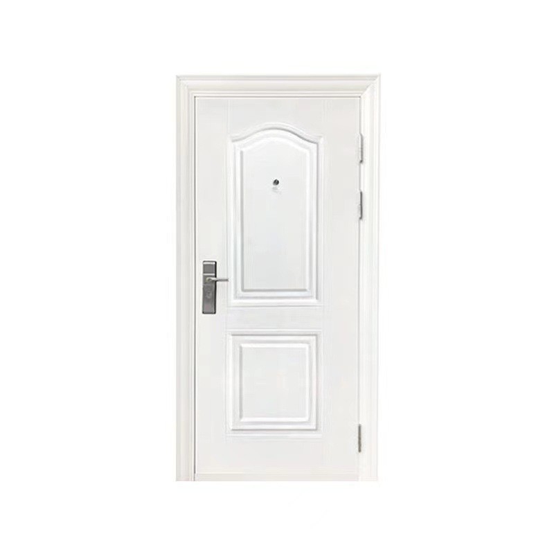 Style de design moderne 1,4 mm épaisseur de paroi en aluminium porte de maison en UPVC avec rupture thermique