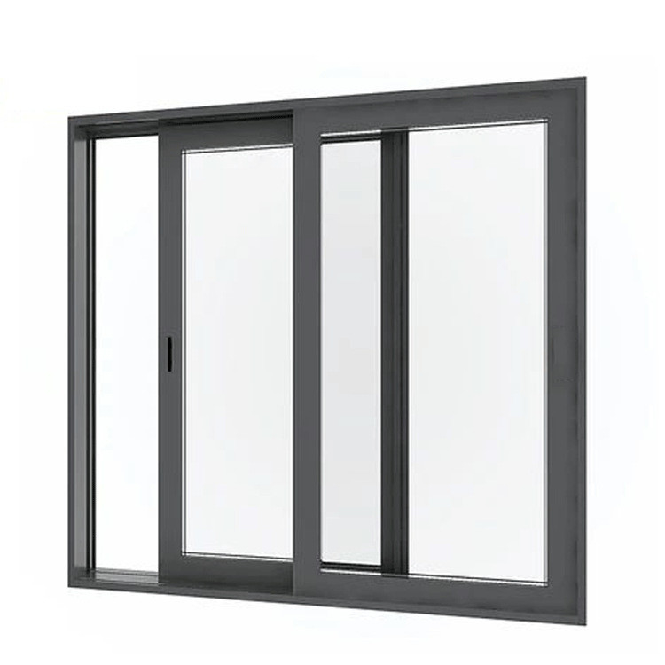 Installation de production avancée 8 voies d'étanchéité aluminium vitres coulissantes avec et teinte noire