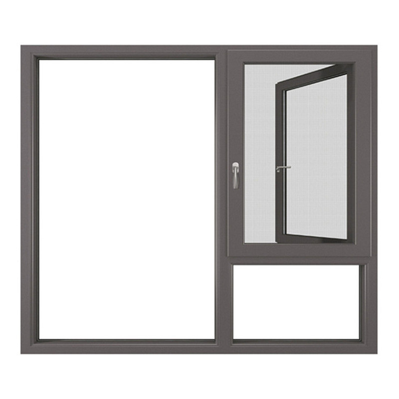 Style de conception moderne SKATE Hardware d'origine Aluminium Casement Fenêtres pour la maison personnalisée