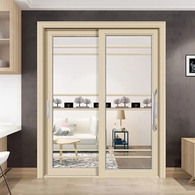 Porte coulissante avec élévation durable et performances spectaculaires en alliage d'aluminium extérieur