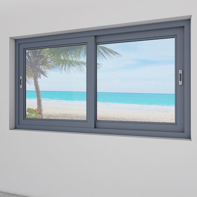 Fenêtres coulissantes en aluminium insonorisées à prix abordable haute durabilité pour la décoration de façade