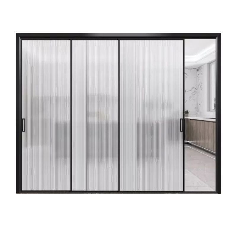 Écran en acier inoxydable filetage Aluminium portes coulissantes en verre avec rupture thermique et bon