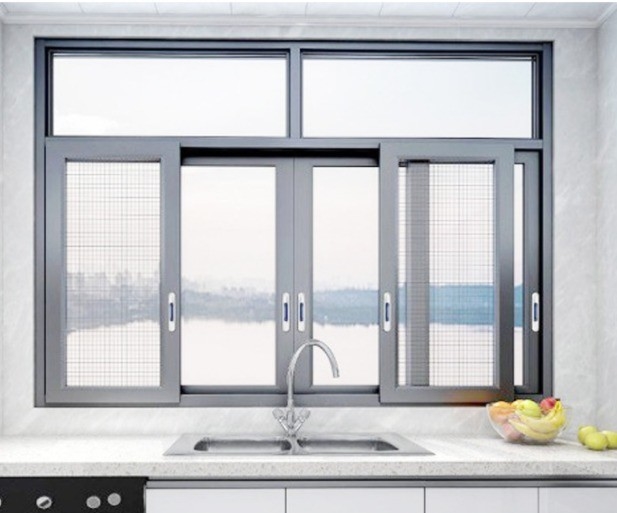 Design moderne étanchéité à l'air niveau 8 maison vitre en aluminium fenêtres coulissantes à prix abordable