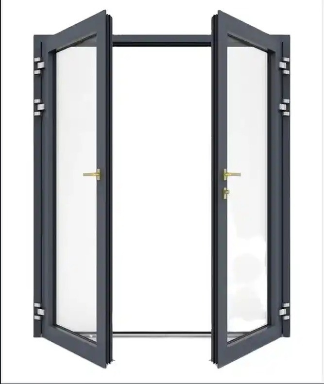Design minimaliste portes de coffrage en alliage d'aluminium imperméable à l'eau pour méthode d'ouverture swing