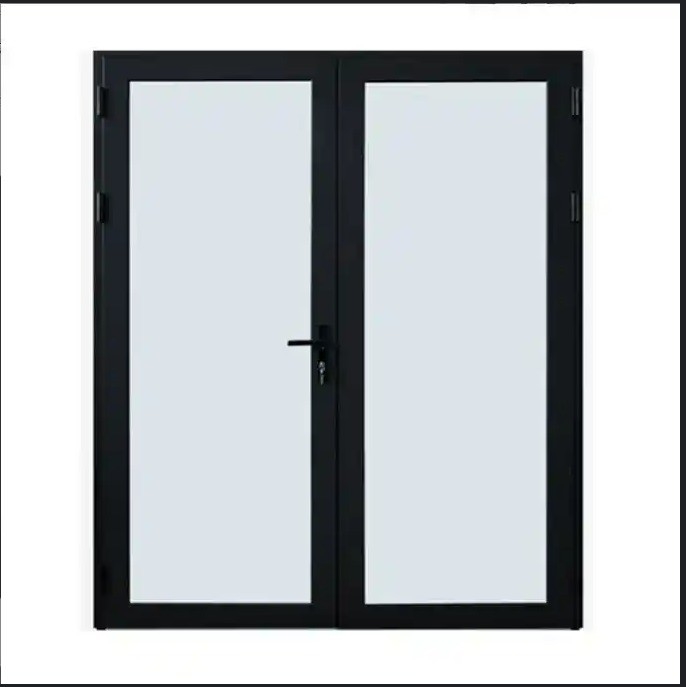 Design minimaliste portes de coffrage en alliage d'aluminium imperméable à l'eau pour méthode d'ouverture swing