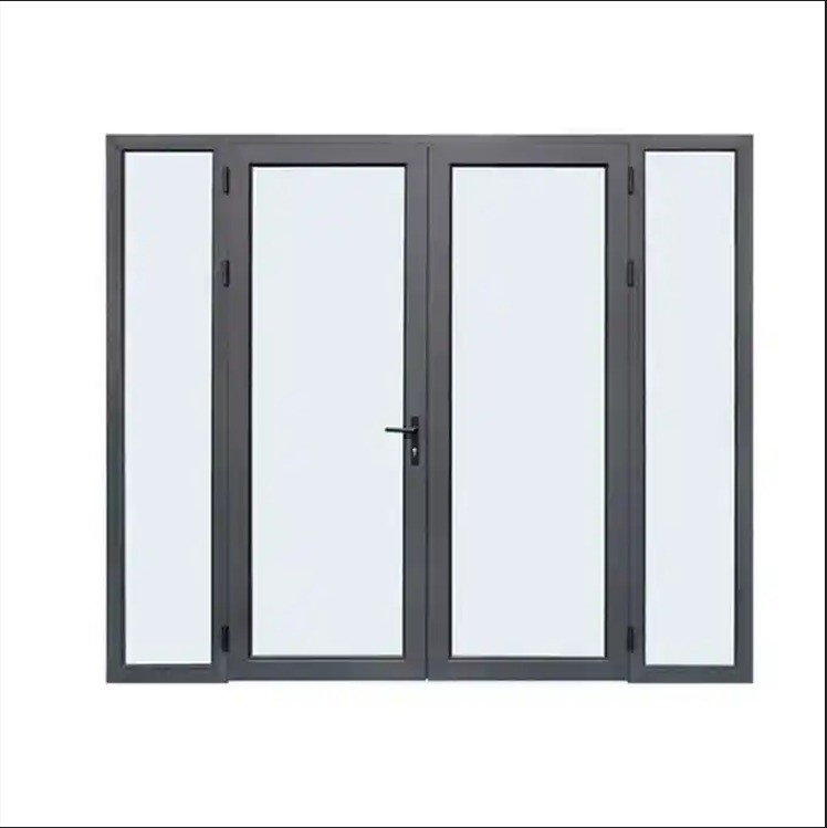 Design minimaliste portes de coffrage en alliage d'aluminium imperméable à l'eau pour méthode d'ouverture swing