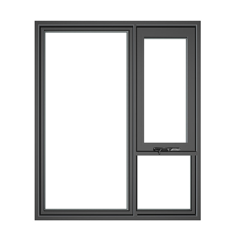 Personnalisez les fenêtres suspendues de type rideau d'aluminium pour les projets de conception originaux