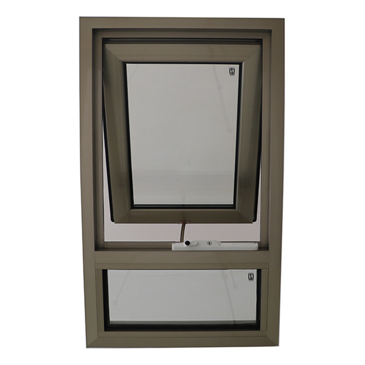 Projet de décoration intérieure avec fenêtres suspendues en verre personnalisable en aluminium