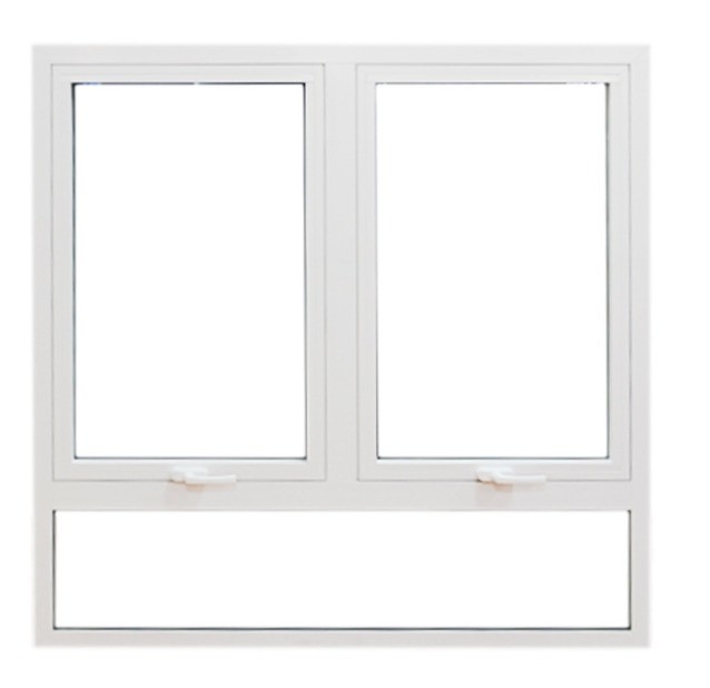 Projet de décoration intérieure avec fenêtres suspendues en verre personnalisable en aluminium