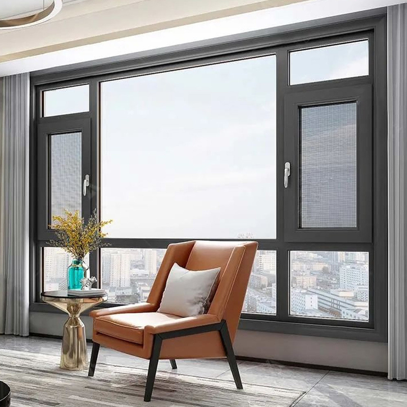 Les fenêtres de chambre à coucher à prix abordable avec verre et alliage d'aluminium