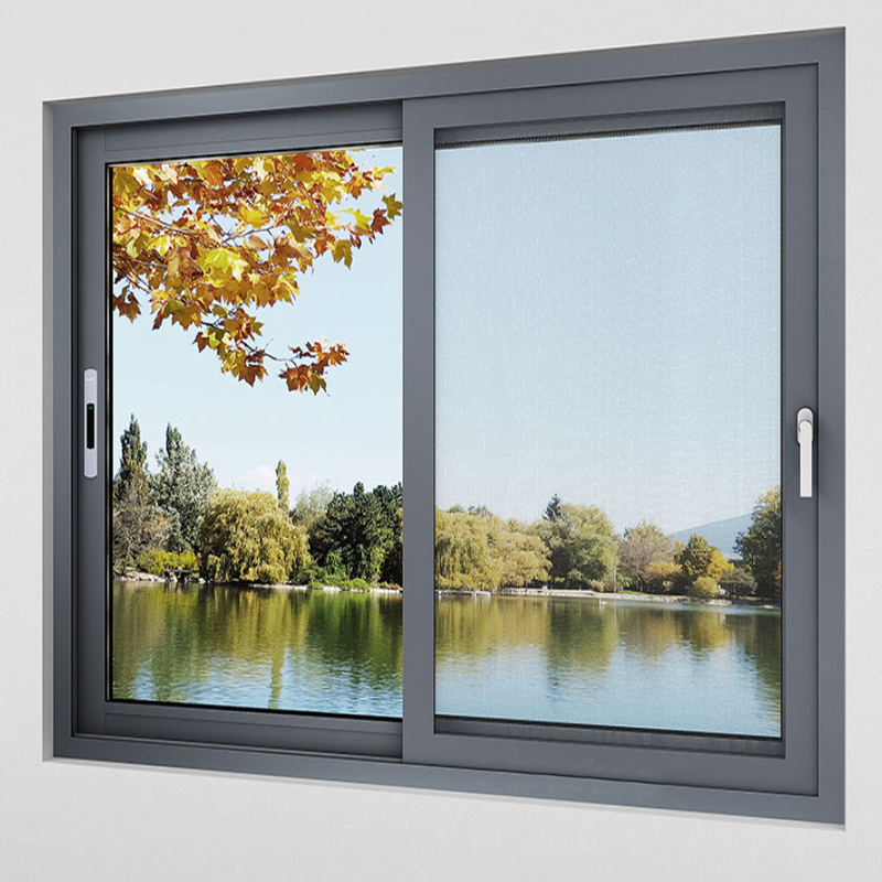 Projet de décoration intérieure fenêtres coulissantes en alliage d'aluminium avec étanchéité à l'air de niveau 8
