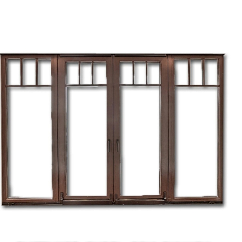 Design personnalisé Porte brisée en aluminium Casement de verre portes avec 1,4 mm d'épaisseur de paroi